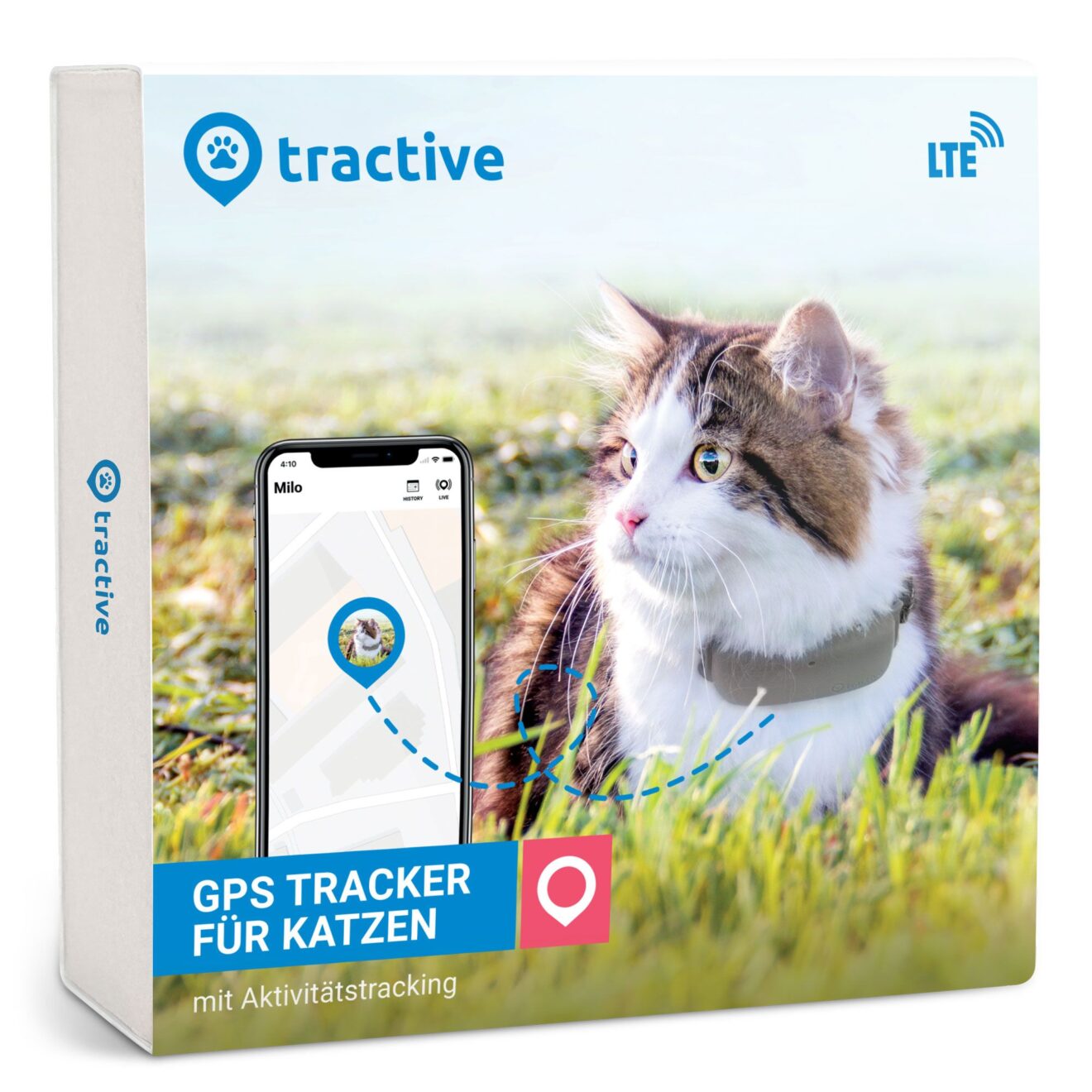 Traceur GPS Tractive pour chat