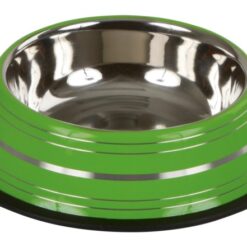 Gamelle inox antidérapant Verte