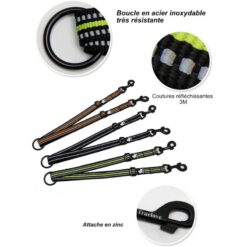 Accouplement de laisse Truelove pour 2 chiens