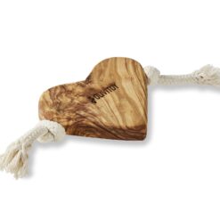 Alternative view of Cœur en bois d'olivier