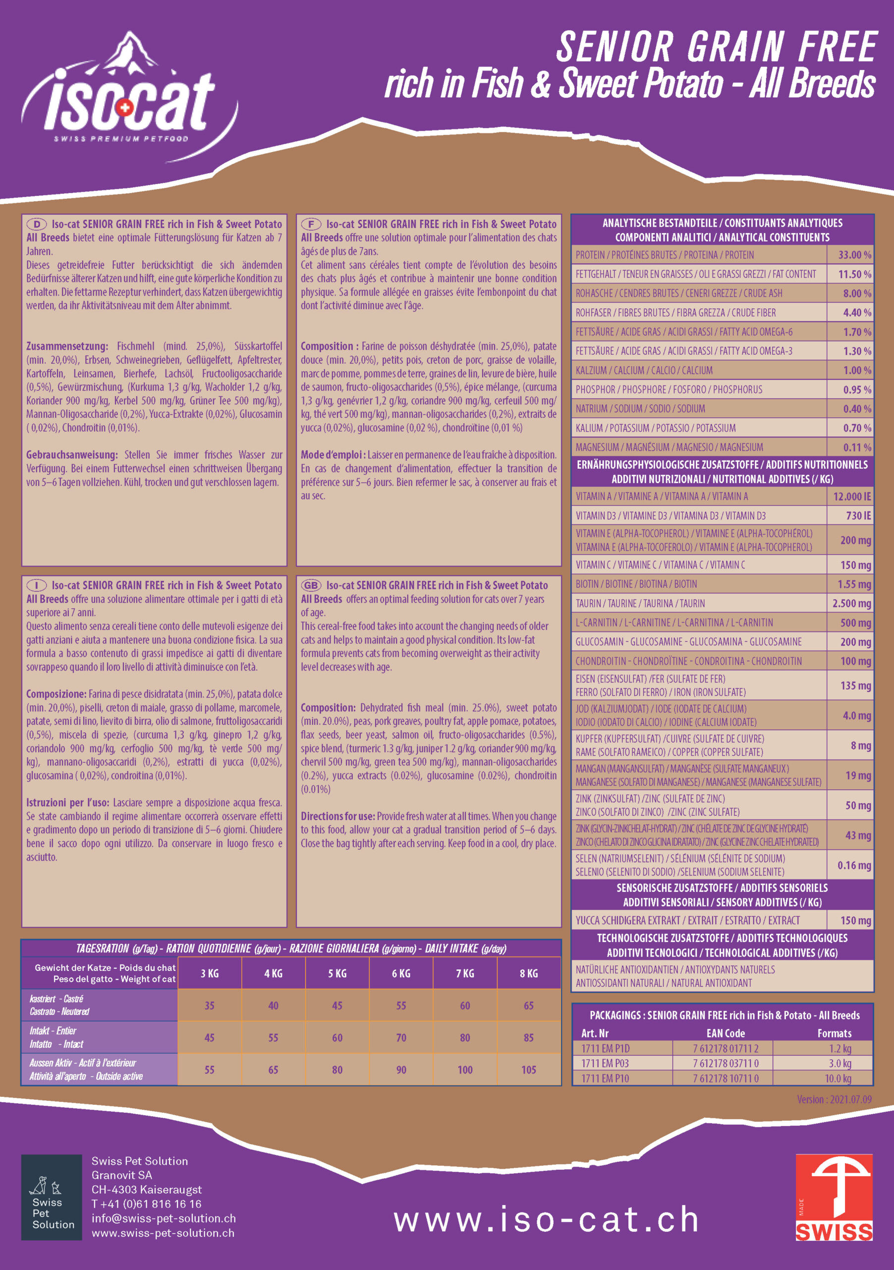 Iso-cat SENIOR GRAIN FREE Fish & Sweet Potato – Image 4