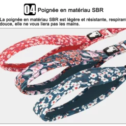 Laisse Floral Truelove 1.4 m