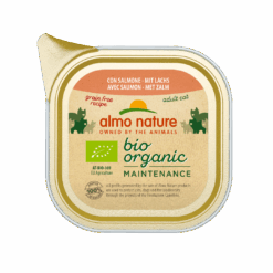Alternative view of Almo Bio Organic nourriture humide pour chats avec saumon 85g