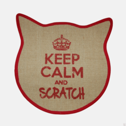 Tapis griffoir en sisal tête de chat