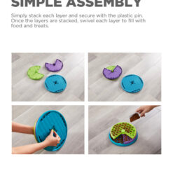 Alternative view of PUPPY LICKIN' LAYERS - DOG PUZZLE & FEEDER IN ONE