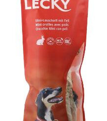 LECKY Oreilles de lapin avec fourrure 90g