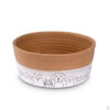 Freezack Pet​-​Gang – gamelle en céramique pour chiens et chats brun​/​blanc (650ml)