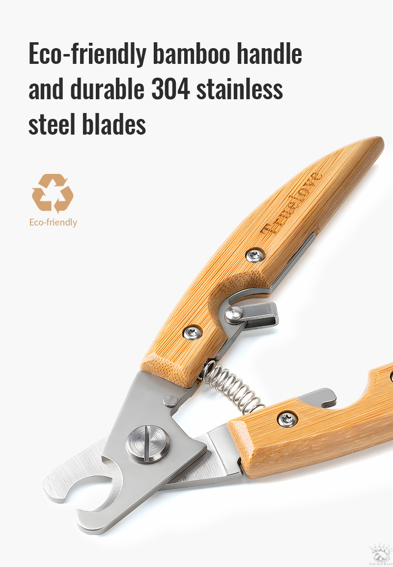 Coupe griffes 16.6x4.5cm en bambou pour Chien Truelove – Image 6