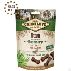 Carnilove Soft Snack canard et romarin 200g pour chien