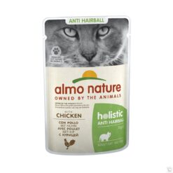 Almo Holistic Functional Cat Anti​-​Hairball poulet 70g