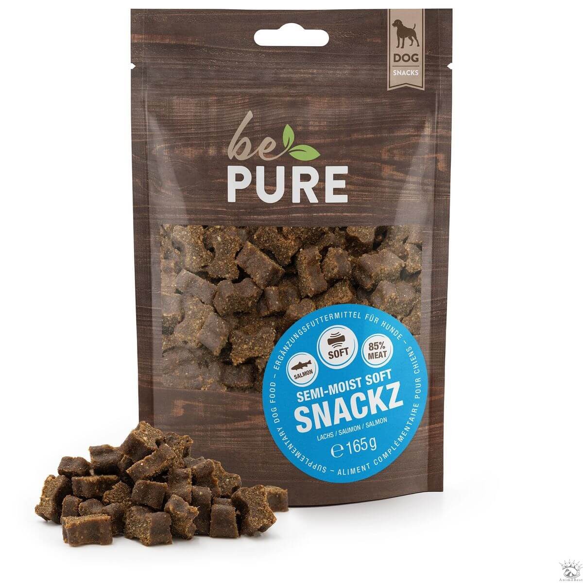 bePure Semi-Moist Soft Snackz au saumon