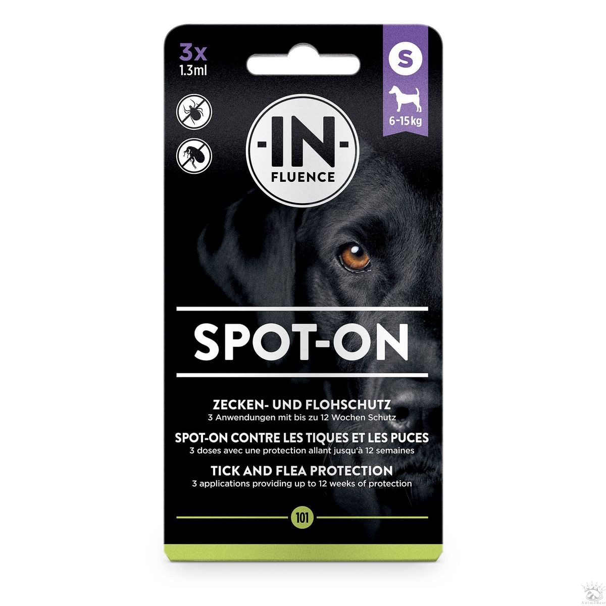 In-Fluence Spot-On pour chiens pack 3 pipettes – Image 4